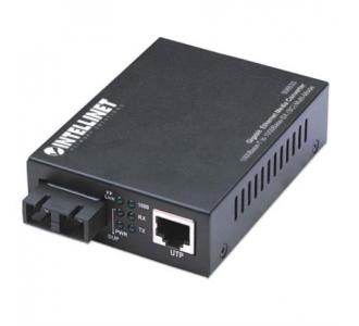Convertidor Intellinet Medios Gigabit Ethernet 1000Base-T a 1000Base-SX (SC) Multi-Modo 550m