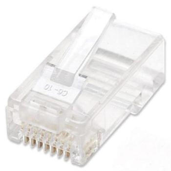 Plug Intellinet RJ45 Cat 5e UTP Multifilar 15 Micras Bote C/100 Pzas