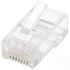 Plug Intellinet RJ45 Cat 6 UTP Multifilar 15 Micras Bote C/100 Pzas