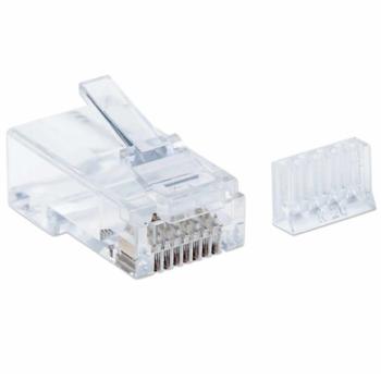 Plug Intellinet RJ45 Cat 6 UTP sólido 90 piezas