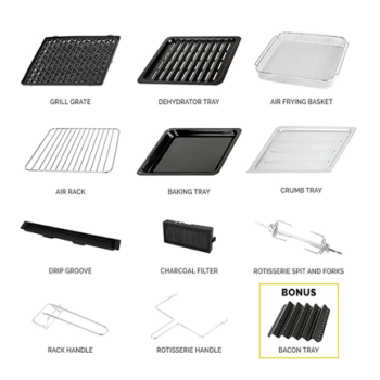 Horno Kalorik Jade Cook Maxx Grill 25L Deluxe