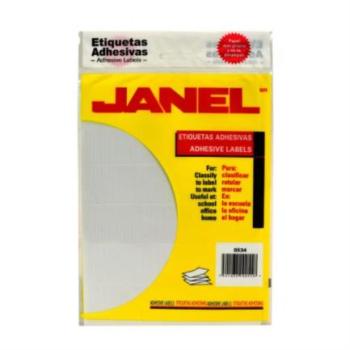 Etiquetas Adhesivas Janel Clásica No. 21 05x34mm C/2484