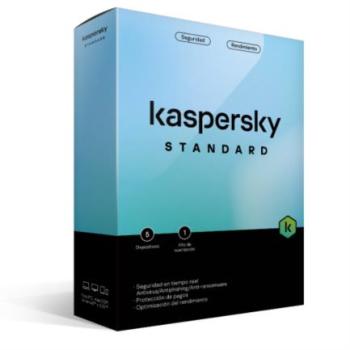 Licencia Antivirus Kaspersky Standard 1 Año 5 Dispositivos