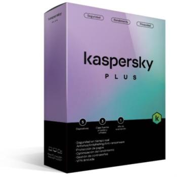 Licencia Antivirus Kaspersky Plus 1 Año 5 Dispositivos