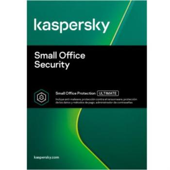 Licencia Antivirus ESD Kaspersky Small Office Security 1 Año 10 Dispositivos + 10 Mobile + 1 File Server
