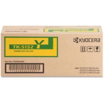 Tóner Kyocera TK-5152Y 12K Páginas Compatible P6035cdn/M6035cidn/M6535cidn Color Amarillo