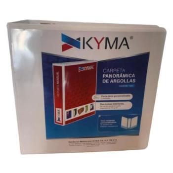 Carpeta Panorámica Kyma de Vinil Tamaño Carta 2 1/2