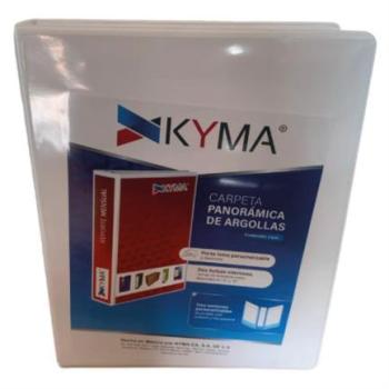 Carpeta Panorámica Kyma de Vinil Tamaño Oficio 1 1/2