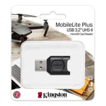 Lector MicroSD Kingston MobileLite Plus USB 3.2 Gen1 MicroSDHC/SDXC UHS-II