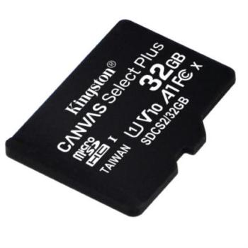 Memoria Kingston Micro SD Canvas Select Plus 32GB UHS-I Clase 10 C/Adaptador