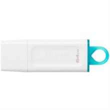 Memoria USB Kingston DataTraveler Exodia 64 GB 3.2 Gen1 Color Blanco