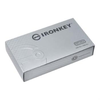 Memoria USB Kingston IronKey S1000 Flash 32GB Encriptado Criptochip Integrado Color Plata