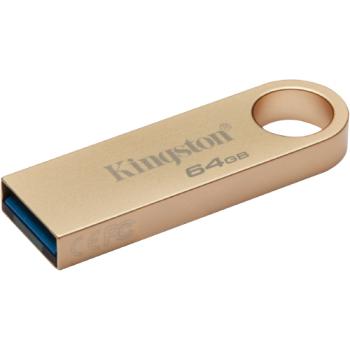 Memoria USB Kingston DataTraveler SE9 G3 64GB USB 3 2 Lectura 220MB/s Dorado