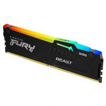 Memoria RAM Kingston Fury Beast RGB DDR5 5600MHz 32GB Non-ECC CL40 XMP
