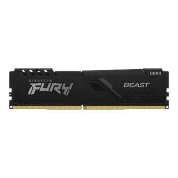 Memoria Ram Kingston FURY Beast 8 GB 3200MHz DDR4 CL16 DIMM Color Negro