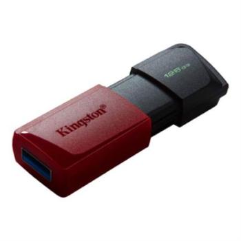 Memoria USB Kingston DataTraveler Exodia M 128GB USB 3.2 Gen1 Color Negro-Rojo