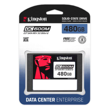 Unidad de Estado Sólido SSD Kingston 480 GB DC600M SATA Enterprise 2.5