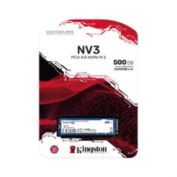 Unidad de Estado Sólido SSD Kingston SNV3S NVMe 500GB PCI Express 4.0 M.2