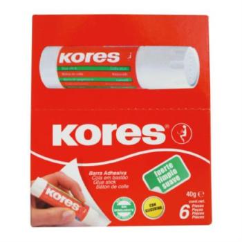 Lapiz adhesivo Kores 40 GR C/6