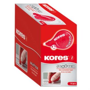 Corrector Kores Scooter Tipo Cinta 8m x 4.2mm C/10