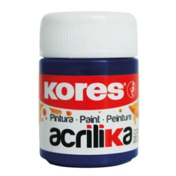 PINTURA ACRILICA KORES 20 ML AZUL C/12 BOTES