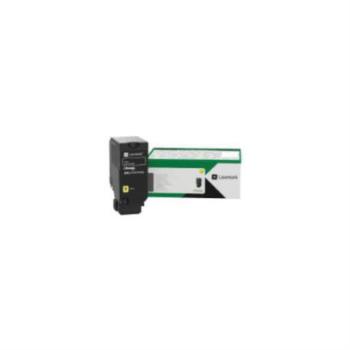 Cartucho de toner Lexmark color amarillo del programa de devolucion para 5 mil paginas