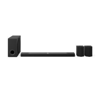 Barra de cine en casa LG de 9.1.5canales con sonido envolvente y altavoces traseros S95TR