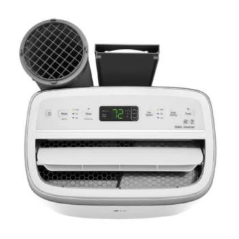 Aire Acondicionado LG Portátil Inverter Enfriamiento 14000 BTU/h Compresor Dual Temporizador Color Blanco