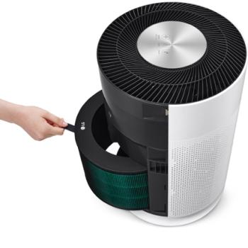 Purificador de Aire LG PuriCare 360° HIT con ThinQ Conexion Wi-Fi  Color Blanco
