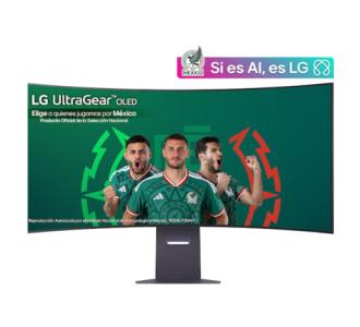 Monitor LG Curvo Gamer 45 pulgadas OLED 240 HZ 3440 X 1440 WQHD