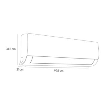 Aire Acondicionado LG DUALCOOL Inverter 2 Ton Frío Voltaje 220V / 60HZ