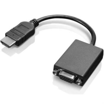 Adaptador Lenovo HDMI a VGA Monitor Color Negro