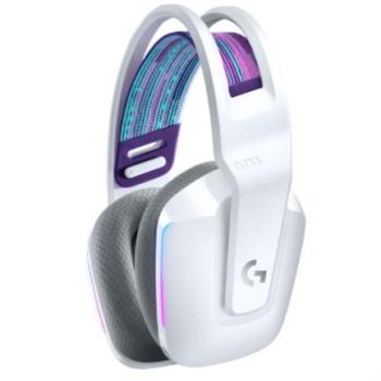 Audífonos Logitech G733 LIGHTSPEED Gaming Inalámbricos RGB Color Blanco
