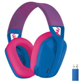 Audífonos Gaming Logitech G435 Inalámbricos Micrófono Lightspeed Color Azul-Frambuesa