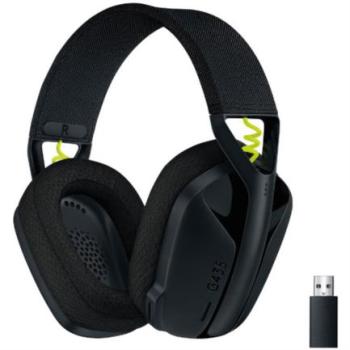 Audífonos Gaming Logitech G435 Inalámbricos Micrófono Lightspeed Color Negro-Amarillo