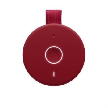 Bocina Logitech Ultimate Ears Megaboom 3 Inalámbrica Sonido 360 Color Rojo Soleado