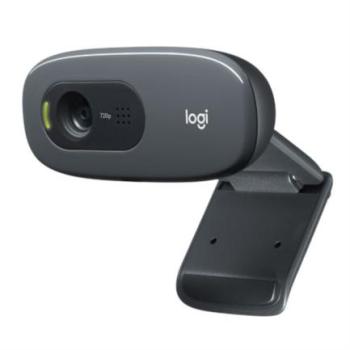Cámara Web Logitech C270 HD 720p Plug-Play Micrófono Integrado Color Negro