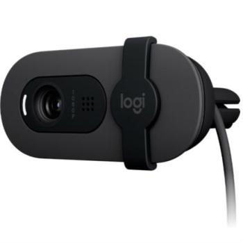 Cámara Web Logitech Brio 100 RTL Full HD 1080p Micrófono Integrado Conectividad USB Color Grafito