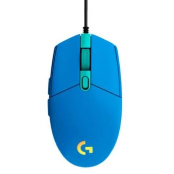 Mouse Logitech G203 LIGHTSYNC Gaming 8000 dpi 6 Botones Color Azul