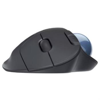 Mouse Logitech Trackball Inalámbrico Ergo M575 Óptico 2000 dpi Color Negro