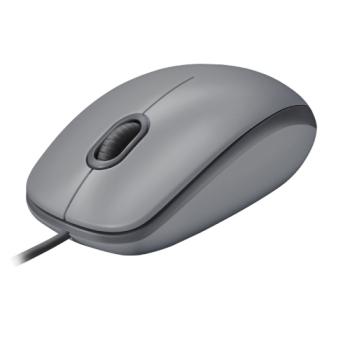 Mouse Logitech Alambrico M110 Silent Gray