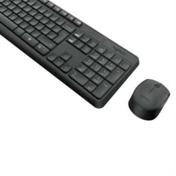 Kit Teclado y Mouse Logitech MK235 Inalámbrico USB Color Negro