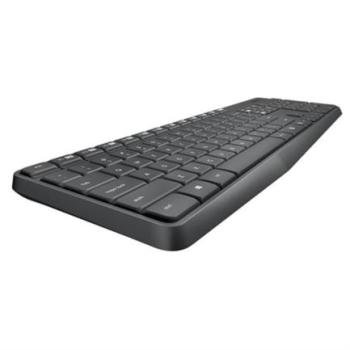 Kit Teclado y Mouse Logitech MK235 Inalámbrico USB Color Negro