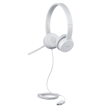 Diadema Alámbrica Lenovo 110 USB Color Nube Gris