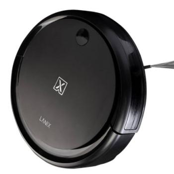 Robot Limpiador Lanix LXCRG 350x80mm Giroscopio 90-100min Limpieza WiFi 2.4GHz Sensores Obstáculos y Caída 