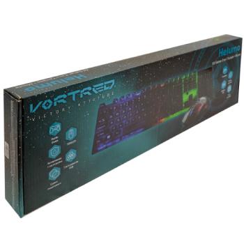 Kit Gamer Perfect Choice Teclado Transparente + Mouse Helumo Alámbrico Ergonómico y Resistente