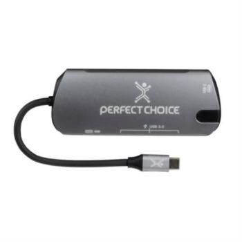 Hub Perfect Choice USB Tipo C