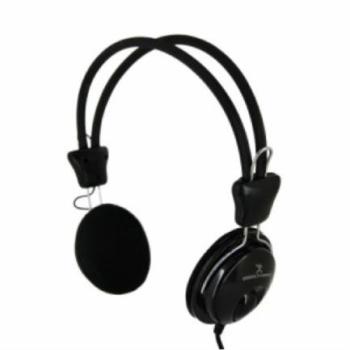 Audífonos Perfect Choice On Ear 3.5mm Micrófono Integrado Color Negro