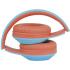 Audífonos Perfect Choice On-Ear Inalámbricos Bluetooth Color Azul-Coral