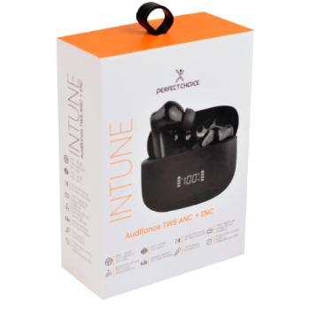 AUDIFONOS PERFECT CHOICE TWS ANC+ENC INTUNE NEGRO